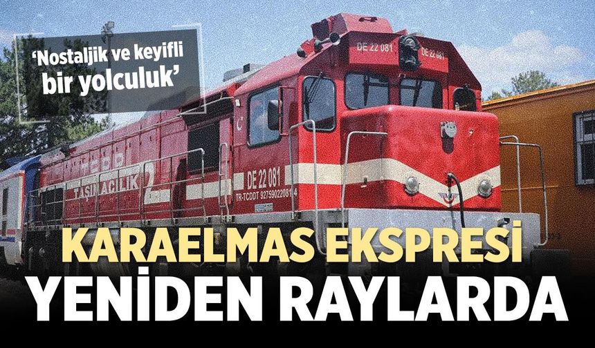 Turistik Karaelmas Ekspresi bugün yeniden raylara çıkıyor