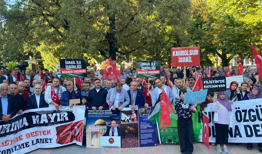 Çankırı’da Gazze’ye Saldırılara Tepki: “Sumud Vicdanına Desteğimizi Haykırıyoruz”