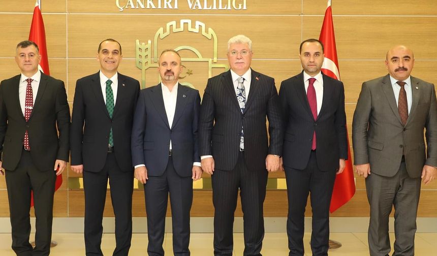Bakan Yardımcısı Turan’dan Çankırı Valisi Taşolar’a Ziyaret