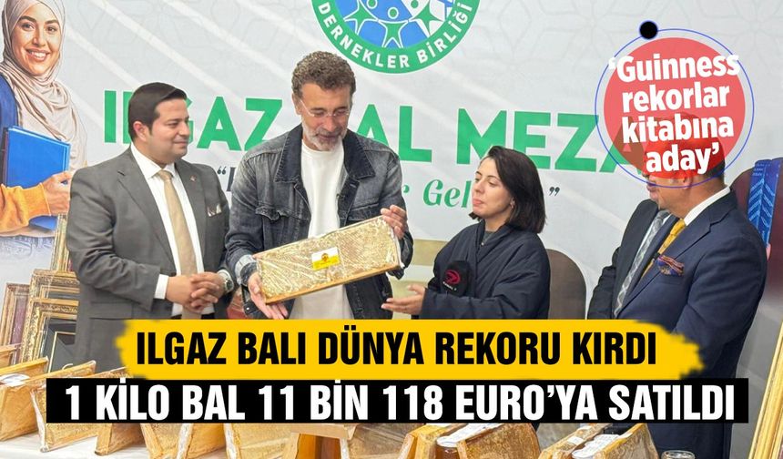 Ilgaz Balı Dünya Rekoru Kırdı: 1 Kilo Bal 11 Bin 118 Euro’ya satıldı