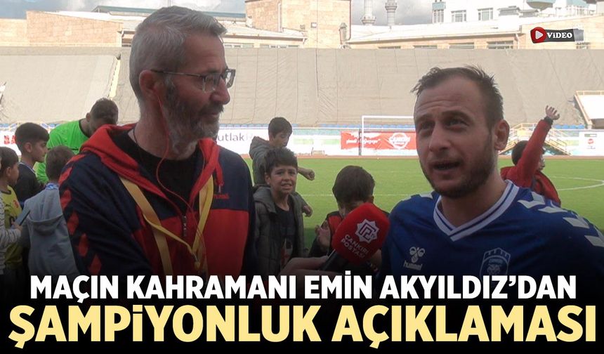 Emin Akyıldız: “İnandık, Şampiyon Olacağız”
