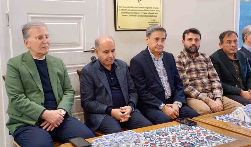 Ankara’da Abdullah Şahin için taziye programı düzenlendi