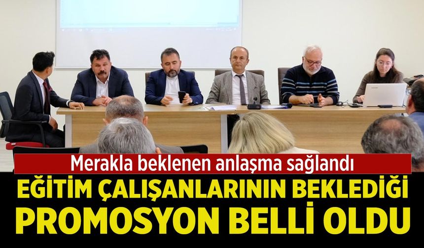 Çankırı'da Eğitim Çalışanlarının Merakla Beklediği Promosyon Belli Oldu