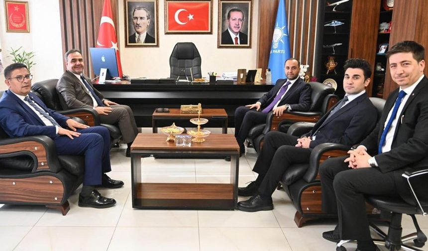 Çankırı Karatekin Üniversitesi heyeti Başkan Erdoğan’ı Ziyaret Etti