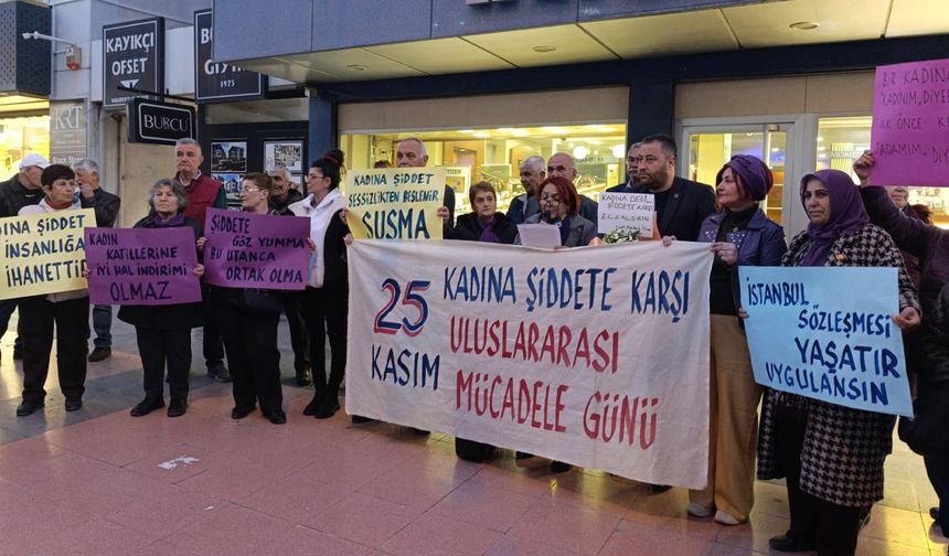 Çankırı’da CHP Kadın Kolları’ndan şiddete karşı ortak mesaj