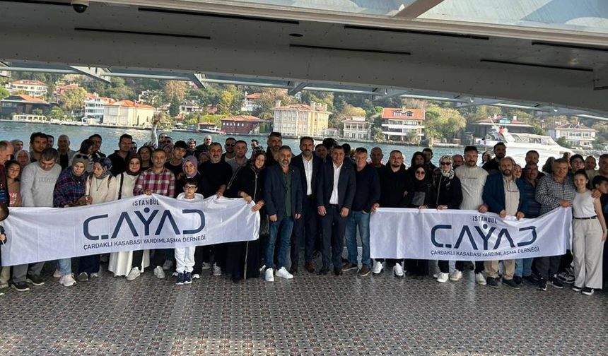 ÇAYAD Üyeleri İstanbul Boğazı’nda Buluştu
