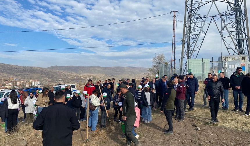 Korgun’da 200 Fidan Toprakla Buluştu