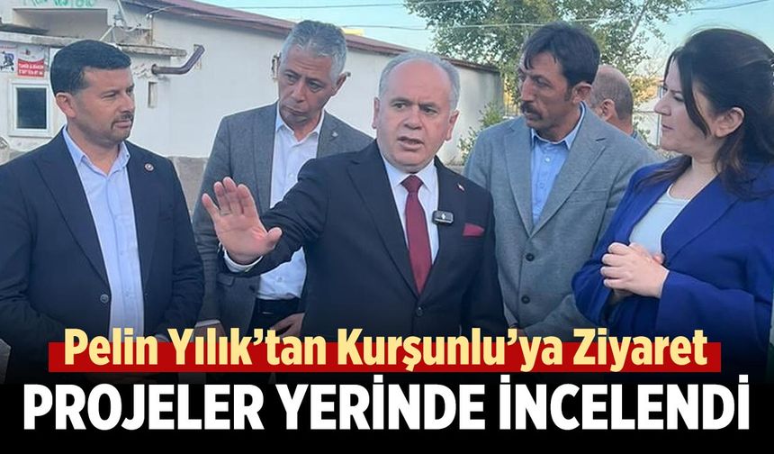 Pelin Yılık’tan Kurşunlu’ya Ziyaret: Projeler Yerinde İncelendi