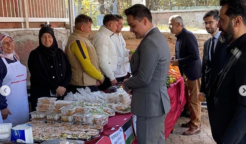 Gazze İçin Yapraklı’da Yürekler Bir Oldu