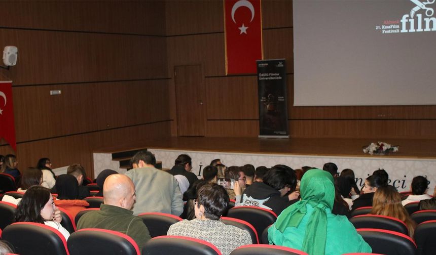 Festivalin ödüllü kısa filmleri Çankırı’da izleyiciyle buluştu