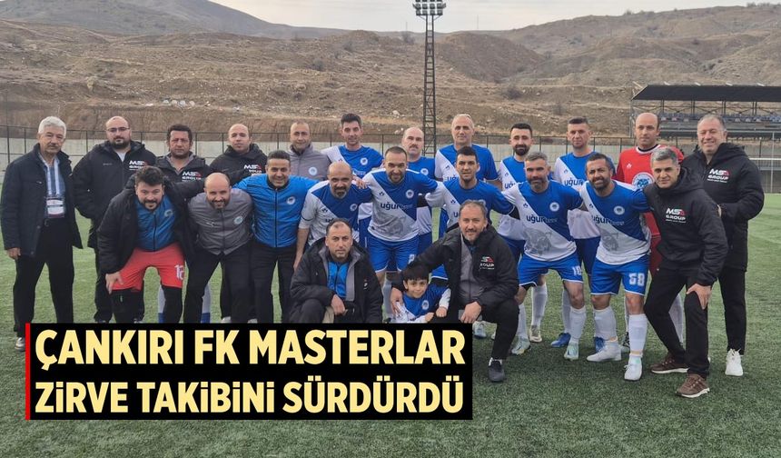 Çankırı FK Masterlar Zirve Takibini Sürdürdü: 2-0