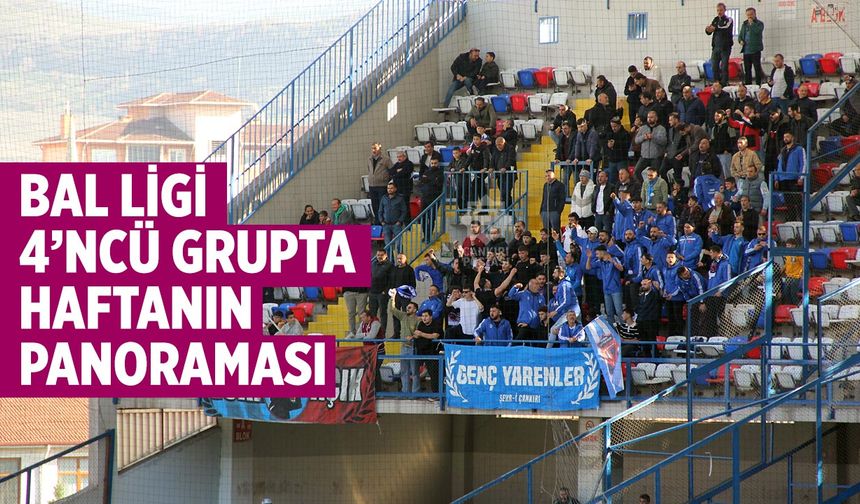 Bölgesel Amatör Lig 4. Grup’ta haftanın sonuçları belli oldu