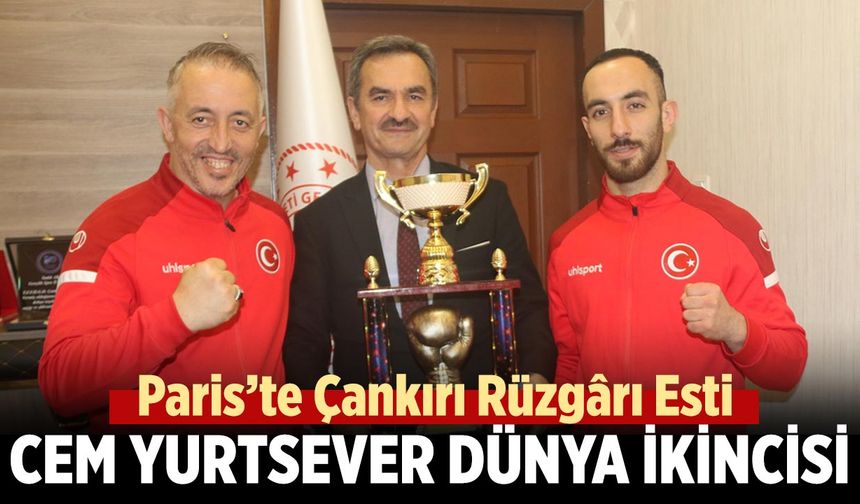 Paris’te Çankırı Rüzgârı Esti: Cem Yurtsever Dünya İkincisi Oldu