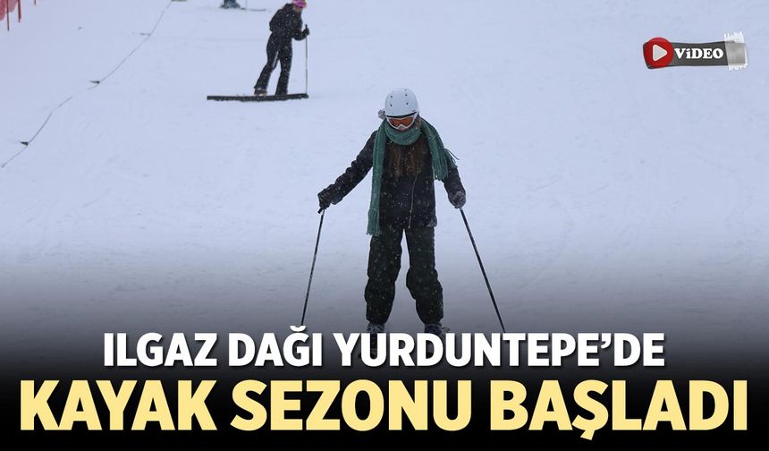 Ilgaz Dağı Yurduntepe’de Kayak Keyfi Başladı