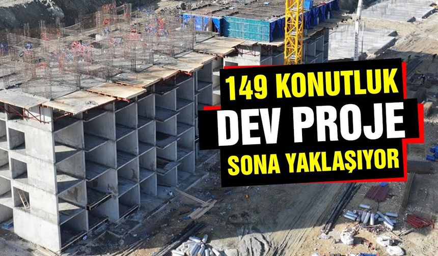 Çankırı'da 149 Konutluk Dev Proje Sona Yaklaşıyor