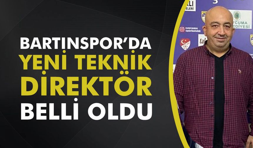 Bartınspor’da Yeni Teknik Direktör belli oldu
