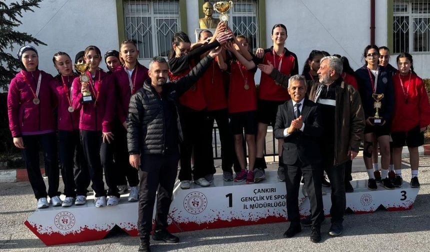Çankırı Okul Sporları Kros İl Birinciliği Tamamlandı