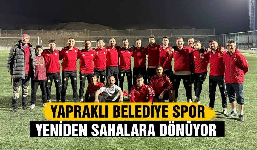 Yapraklı Belediye Spor, yeniden sahalara dönüyor