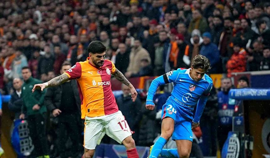 Galatasaray, Atletico Madrid ile 3. kez berabere kaldı