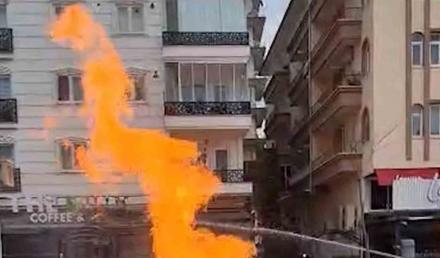 Kırıkkale’de doğal gaz boru hattı patladı, alevler metrelerce yükseldi