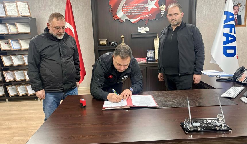 Çankırı’da Afetlere Yönelik Eğitim ve Gönüllülük Protokolü