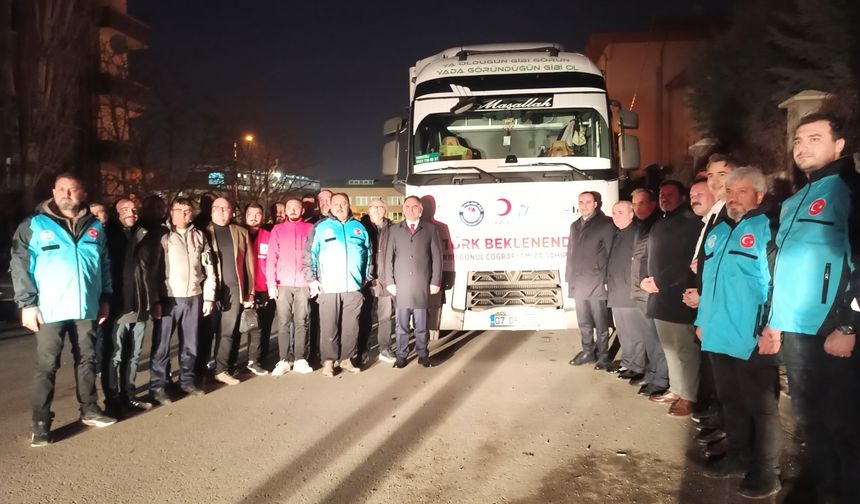 Çankırı’dan Suriye’ye Yardım Eli