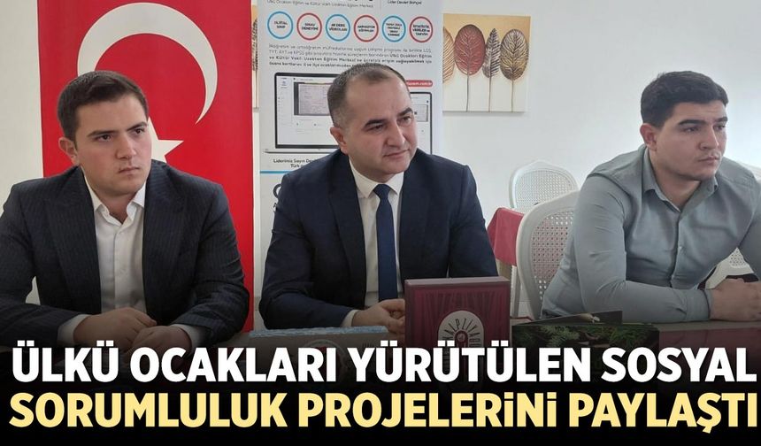 Ülkü Ocakları Çankırı’da Yürütülen Sosyal Sorumluluk Projelerini Basınla Paylaştı