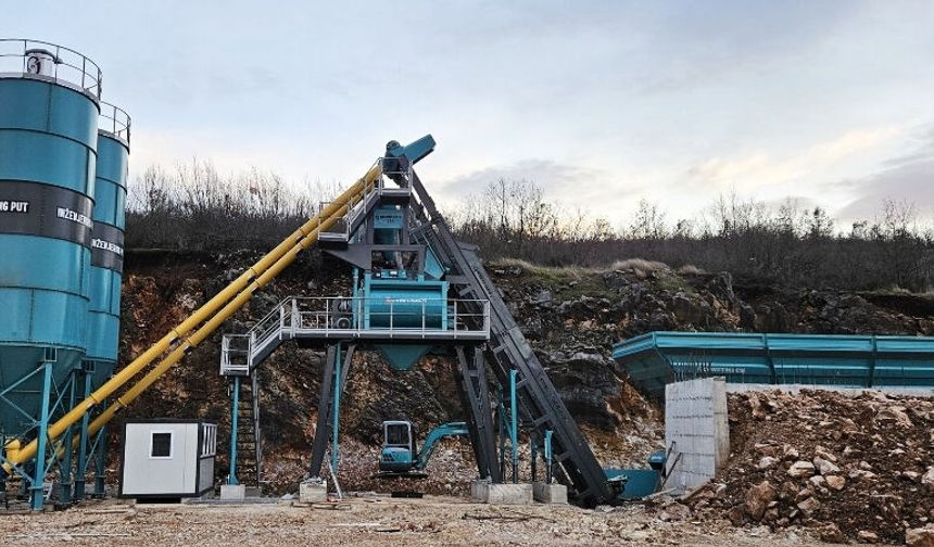 Sadece 24 Saatte Kurulan Dev Tesis: Mobil Beton Santrallerinin Şaşırtan Gücü
