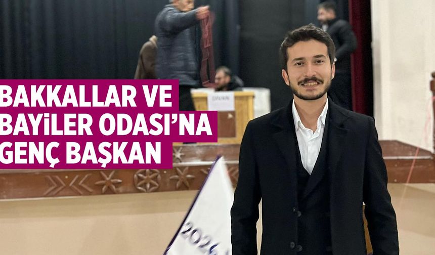 Çankırı Bakkallar ve Bayiler Odası’na Genç Başkan