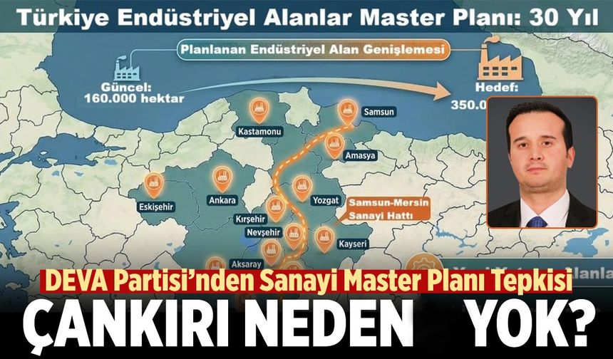 DEVA Partisi’nden Sanayi Master Planı Tepkisi: Çankırı Neden Yok?