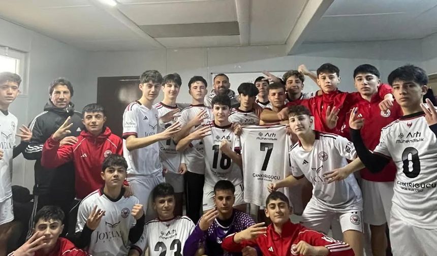 Çankırıgücü U-16’dan Bartın’da harika geri dönüş: 3-2