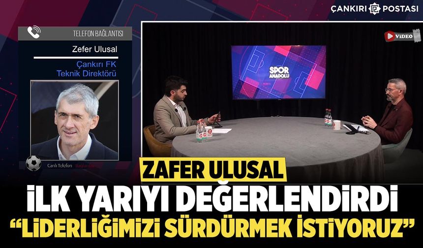Zafer Ulusal ilk yarıyı değerlendirdi: Liderliğimizi sürdürmek istiyoruz