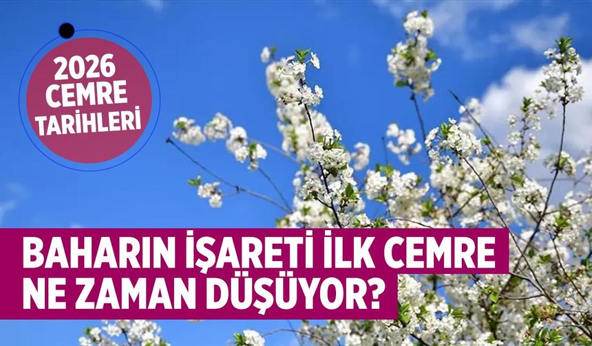 Baharın İlk İşareti İlk Cemre Düşüyor