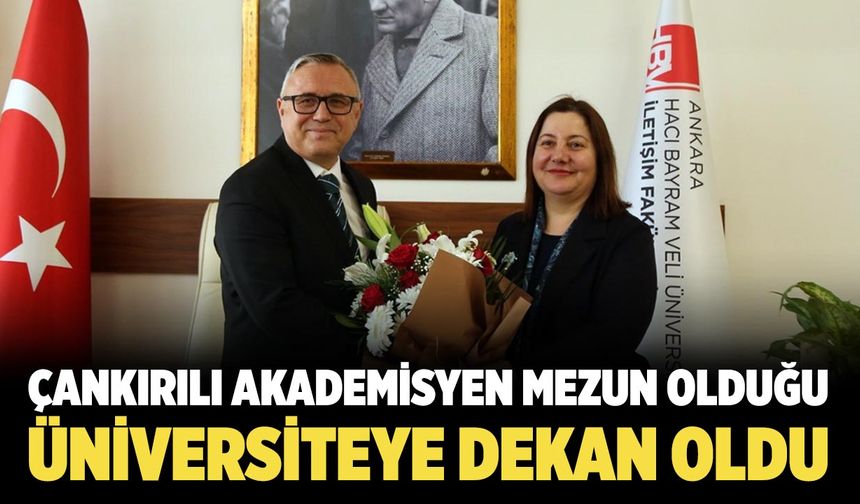 Çankırılı Akademisyen Prof. Dr. Mehmet Sezai Türk Dekan Oldu