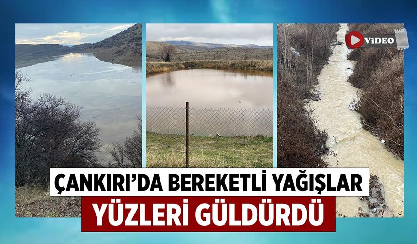 Çankırı’da Bereketli Yağışlar Yüzleri Güldürdü