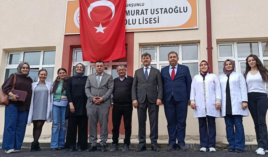 İl Millî Eğitim Müdürü Ayhan Işık’tan Kurşunlu’da Eğitim Turu