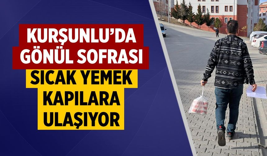 Kurşunlu’da 200 Aileye İftar ve Sahurda Sıcak Yemek