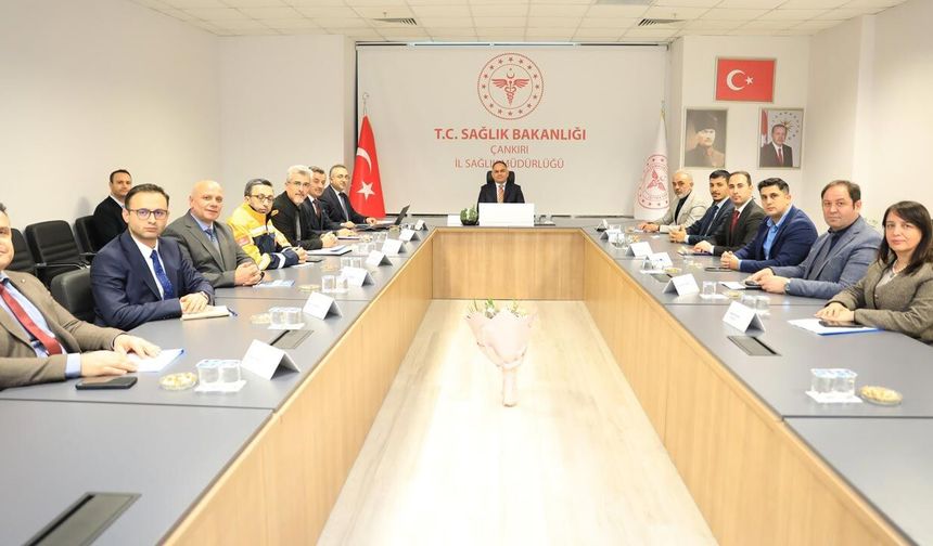 Çankırı Valisi Çakırtaş’tan İl Sağlık Müdürlüğü’ne Ziyaret