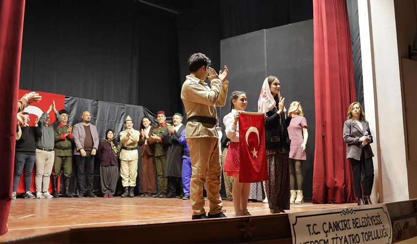 Çanakkale Şehidi Ilgazlı Mehmet’in Yemini Çankırı AKM’de Sahnelendi