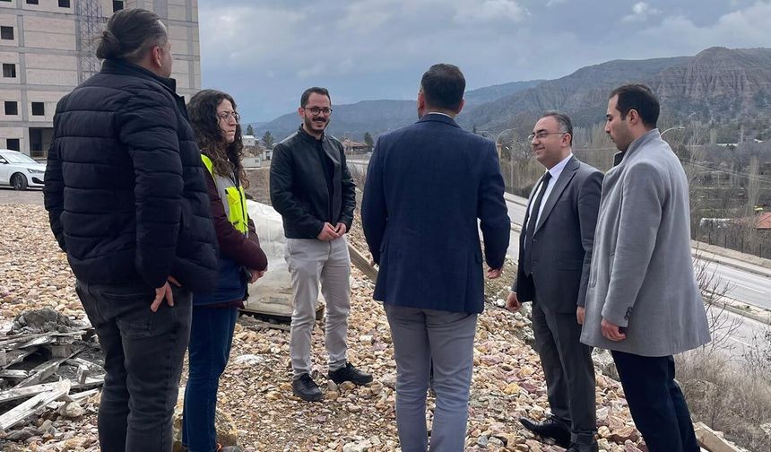 Çankırı İl Sağlık Müdürü Bulut, Hastane İnşaatında Son Durumu Yerinde İnceledi