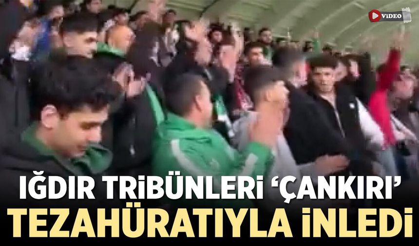 Iğdır tribünleri Çankırı tezahüratıyla inledi