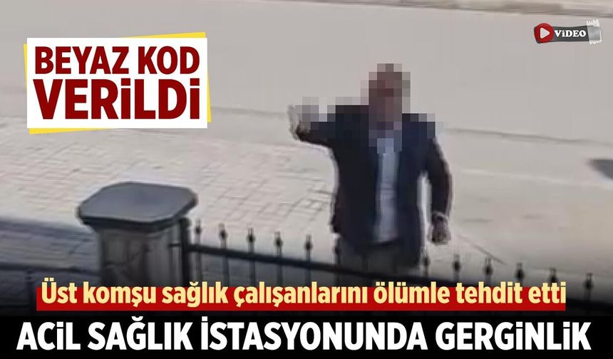 Çankırı’da Acil Sağlık İstasyonunda gergin anlar