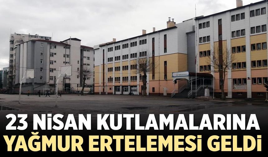 Çankırı’da 23 Nisan Kutlamalarına Yağmur Ertelemesi