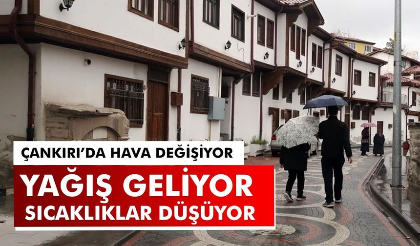 Çankırı’da Bahar Yerini Soğuk ve Yağışlı Havaya Bırakıyor