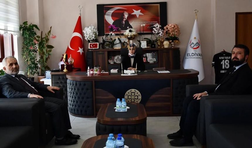 Çankırı İl Müftüsü Mehmet Şahin Eldivan’da İncelemelerde Bulundu