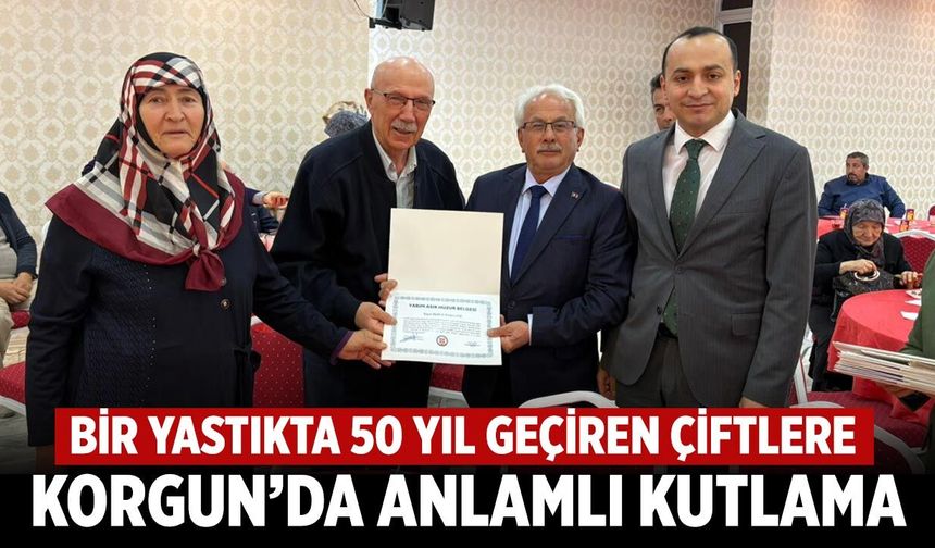 Sevginin Yarım Asırlık Hikâyeleri Korgun’da Ödüllendirildi
