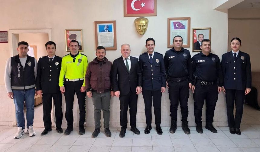 Başkan Uslu’dan Kurşunlu Emniyetine Polis Haftası Ziyareti
