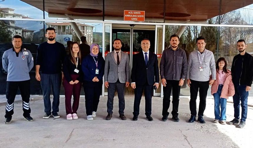 İl Sağlık Müdürü Bulut’tan Kurşunlu’daki Sağlık Tesislerine Ziyaret