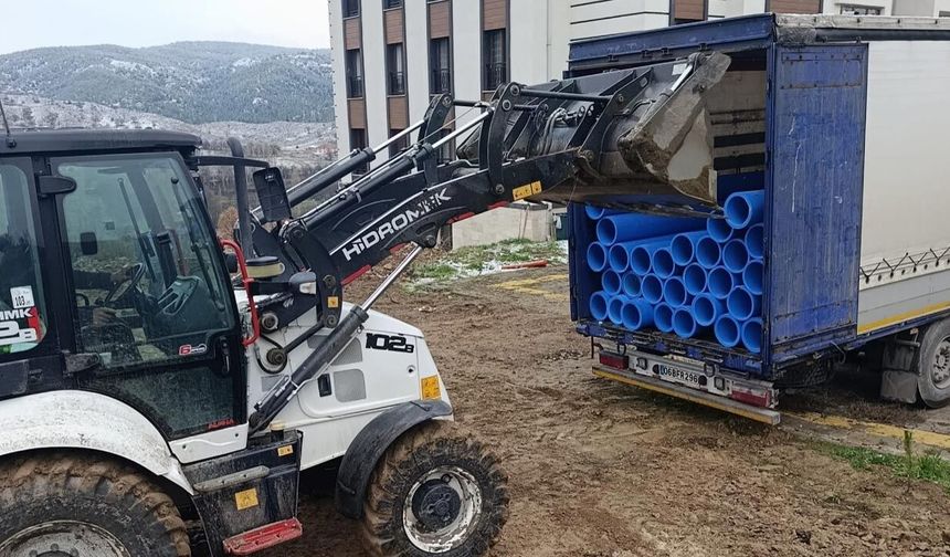 Şabanözü’nde İçme Suyu Hattı Güçleniyor