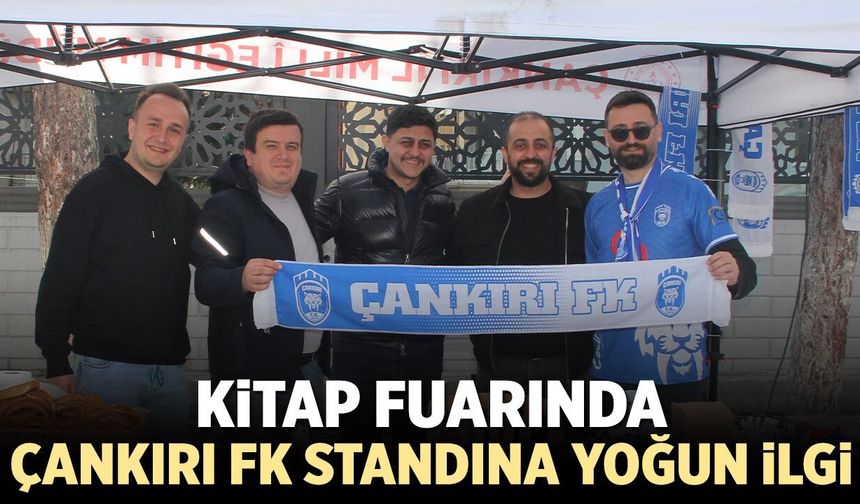 Kitap Fuarında Çankırı FK standına yoğun ilgi